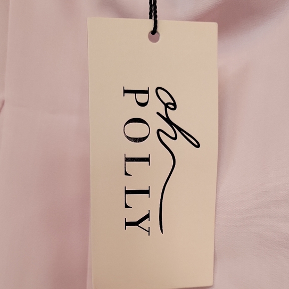 Oh Polly Blush Pink Mini Dress Size 4 New with Tags - Picture 3 of 10